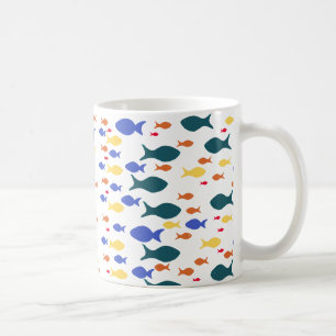 Poisson blanc classique Mug