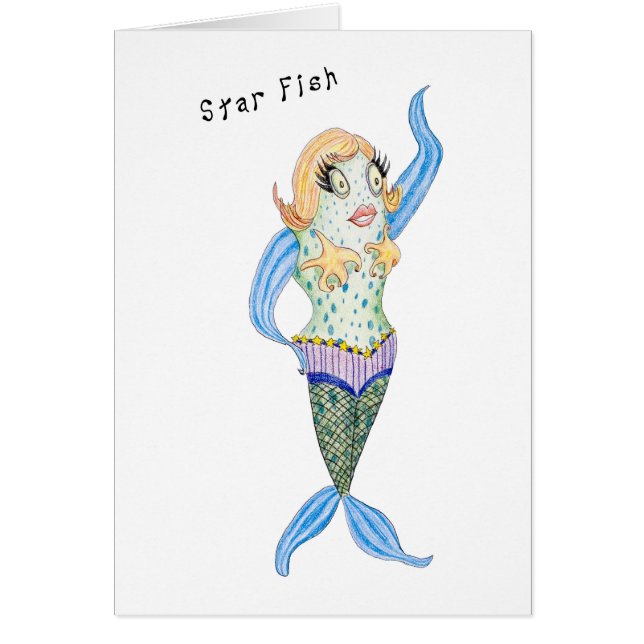 Poisson-Carte d'étoile (Devant)