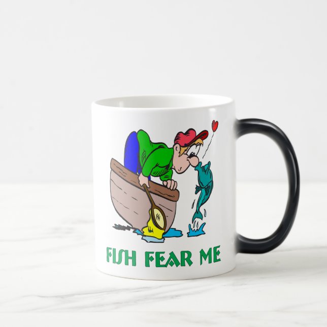 Poisson Craignez-moi drôle Mug de pêche (Droite)
