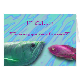 Poisson d'Avril April's Fish French Card
