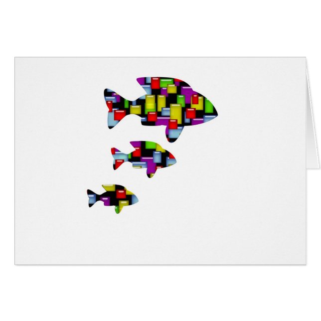 poisson de mosaïque (Devant horizontal)