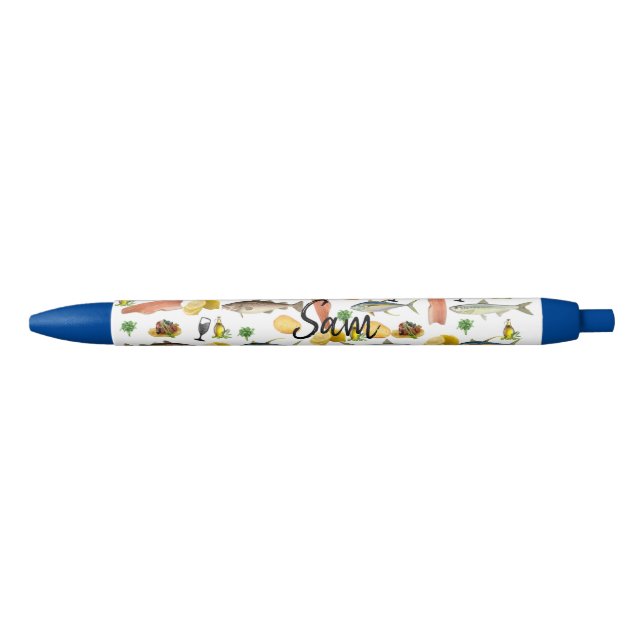 Poisson de stylo et de stylo à l'école (Devant)