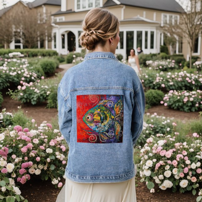 Poisson Denim Jeans Veste (Mariage Retour)