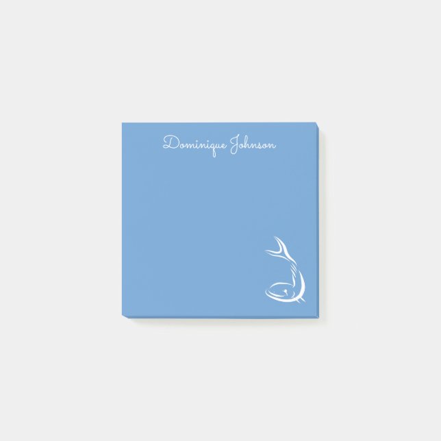 Poisson Dessin Post-It® personnalisé (Devant)