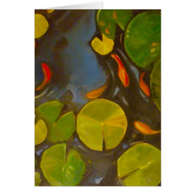 Poisson D'Or Koi Pond Water Lys (Devant)