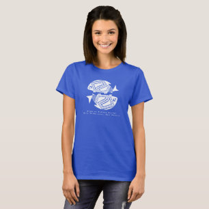 Poisson Double, Mimbres Poterie Design T-shirt