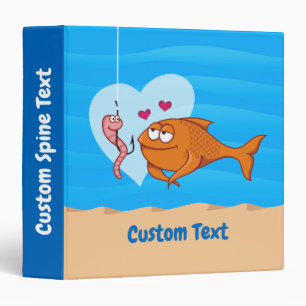Poisson et appât en amour Classeur