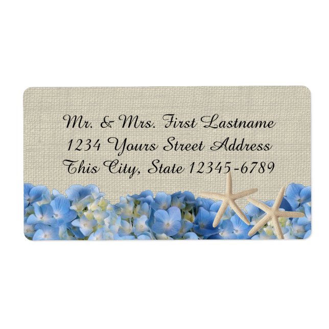 Poisson étoilée et Hydrangées (Devant)