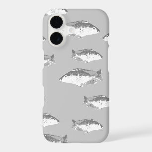 Poisson gris monochrome