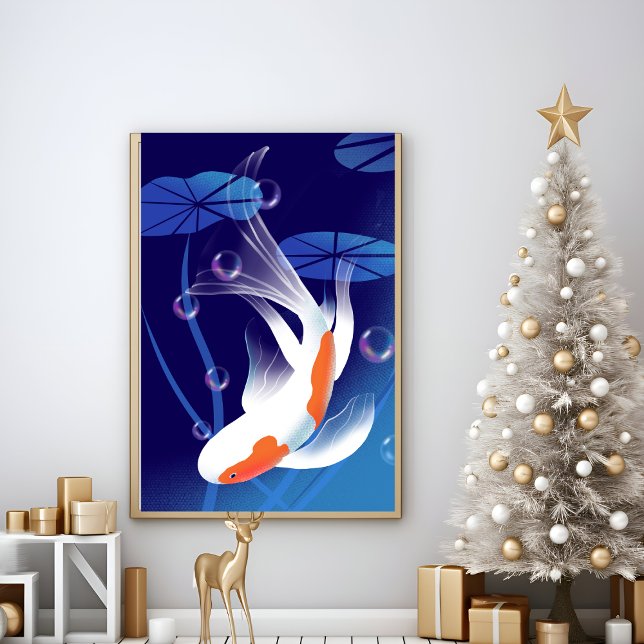Poisson Kio dans la paroi de l'eau affiche (Créateur téléchargé)