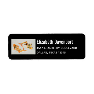 Poisson Koi Or élégant