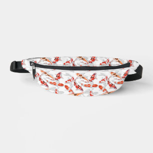 Poisson koi orange et blanc