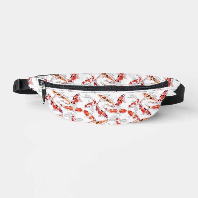 Poisson koi orange et blanc (Recto)