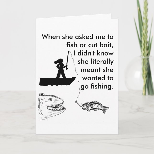 Poisson ou Faire-part d'appâts coupés (Devant)