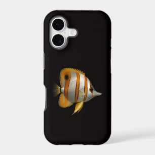 Poisson-papillon de récif Black 4 Luxe iPhone 17 M