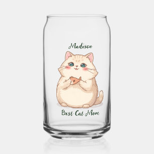 Poisson personnalisé cadeau pour maman chat Nom pe