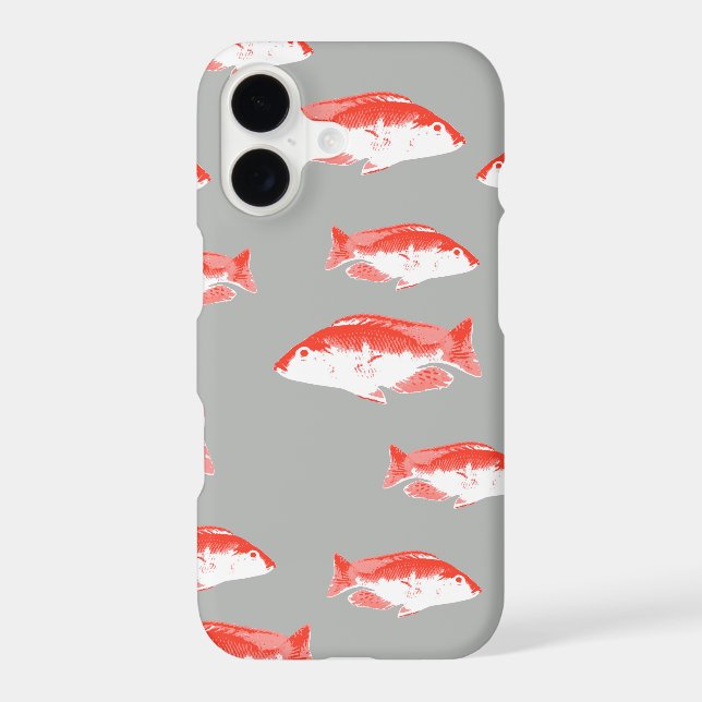 Poisson rouge et gris (Verso)