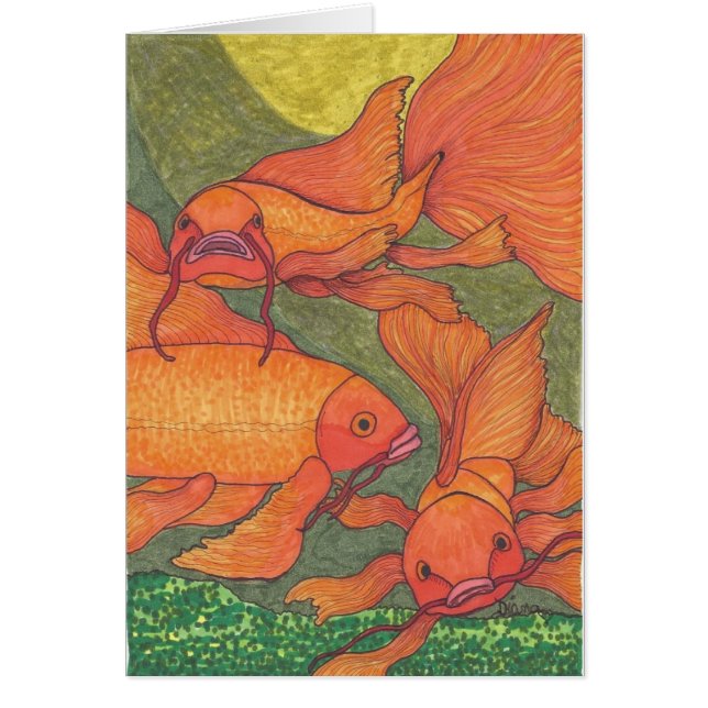 Poisson rouge - Koi (Devant)