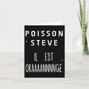 Poisson Steve Funny Fish Meme Le Poisson Steve  Card