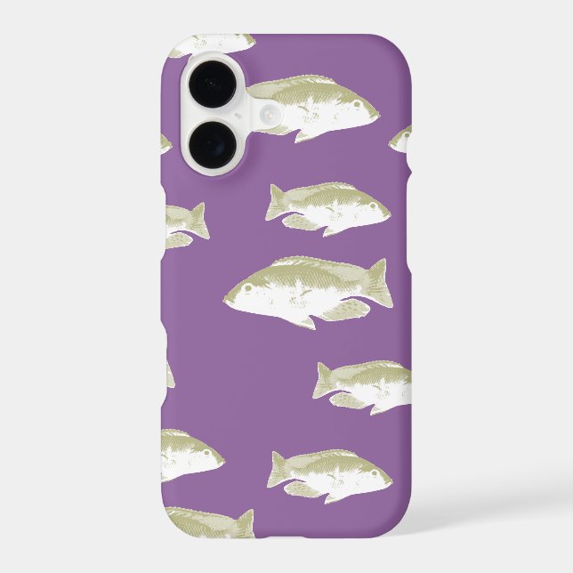 Poisson sur violet (Verso)
