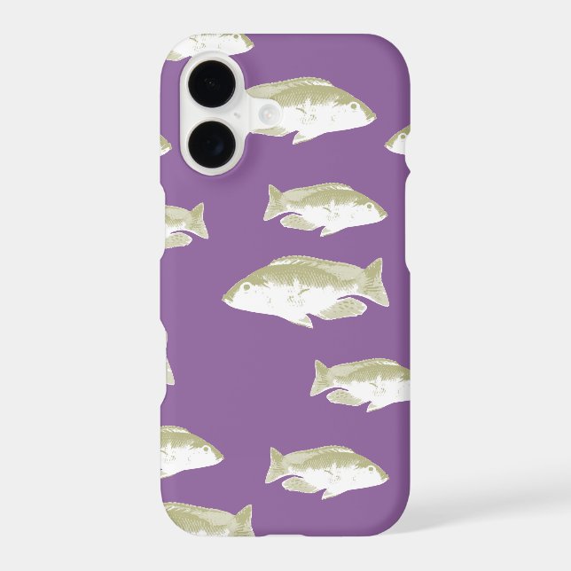 Poisson sur violet (Verso)