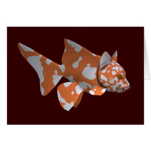 Poisson tacheté Orange-Blanc