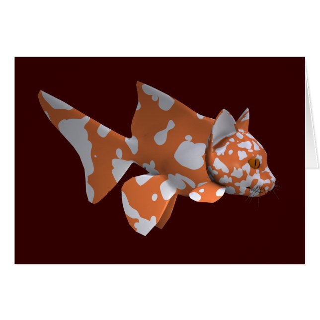 Poisson tacheté Orange-Blanc (Devant horizontal)