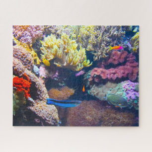 Poisson tropical dans un aquarium. Jigsaw Puzzle