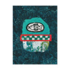 Poisson Va Au Marché Carte Postale