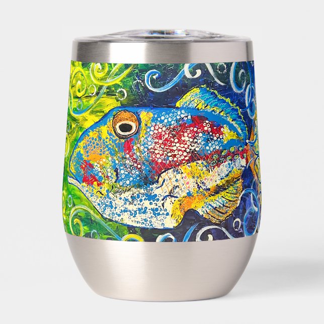 Poisson Vin Tumbler Thermique (Avant)