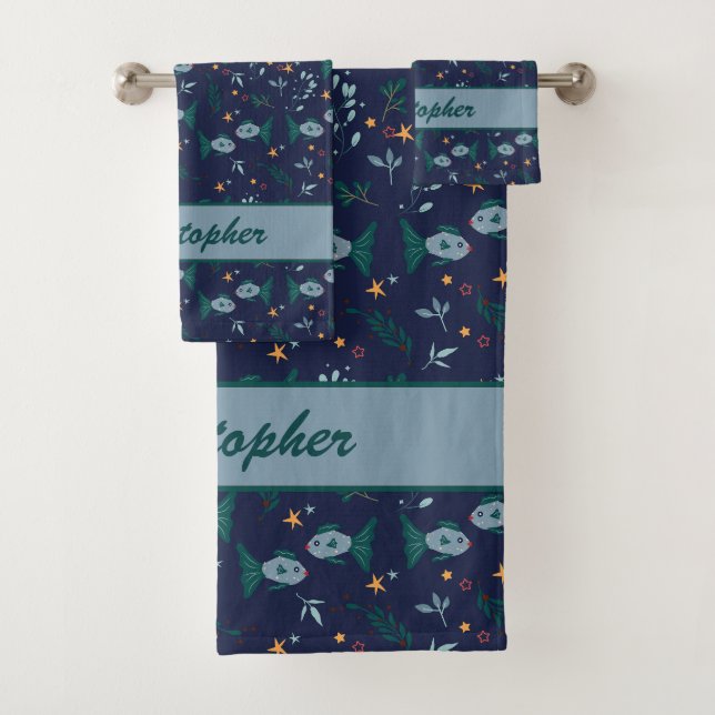 Poissons bébé | Serviettes rêvées pour votre petit (En situation)
