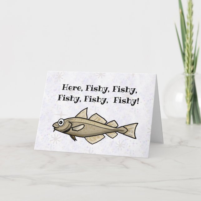 Poissons En Mer Carte De Voeux D'Amour Romantique (Devant)