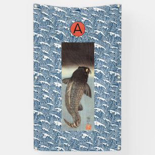 POISSONS JAPONAIS AVEC LA BANNIÈRE CUSTOMISÉE