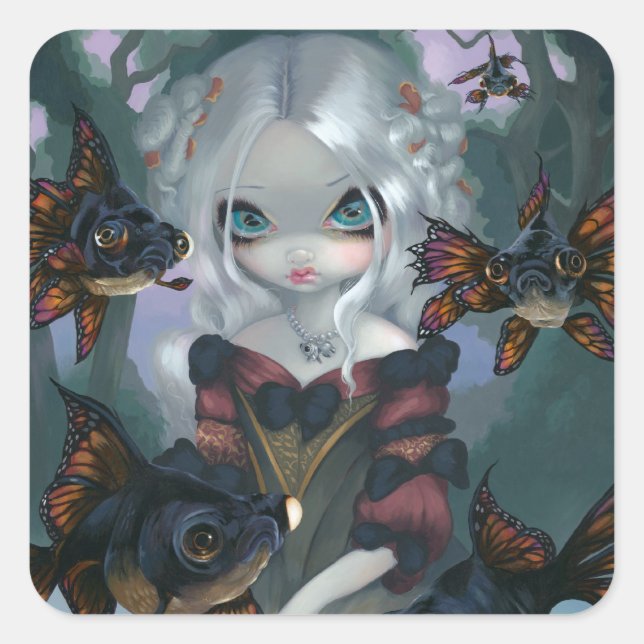 "Poissons Les Yeux Globuleux" Sticker (Front)