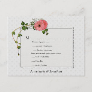 Poissons rose Gerber RSVP