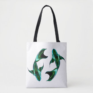 Poissons – Sac fourre-tout minimaliste du zodiaque