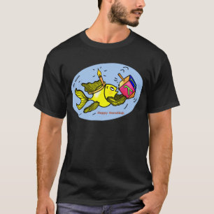 POISSONS SPARKY de HANOUKKA - T-shirt drôle