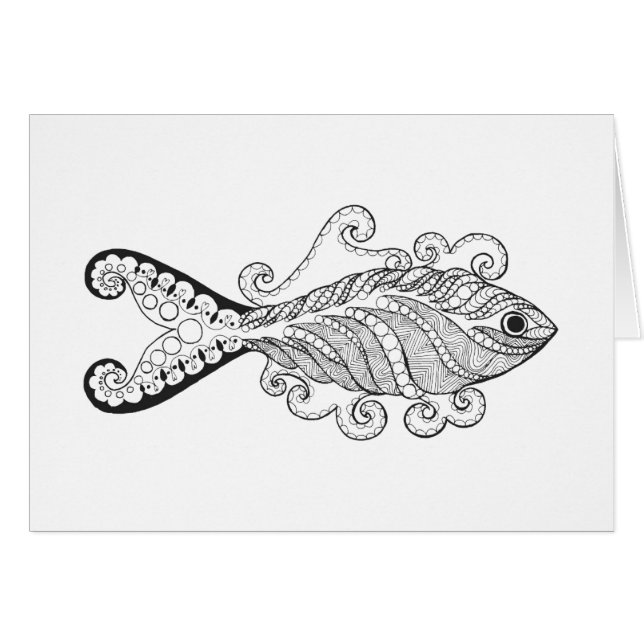 Poissons stylisés (Devant horizontal)