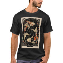 Poissons - T-shirt Céleste Zodiac Art