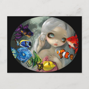 "Poissons Volants: Arc-en-Ciel" Postcard