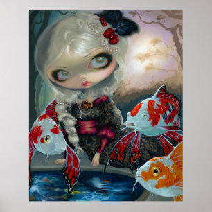 Poissons Volants Le Bassin des Carpes ART PRINT