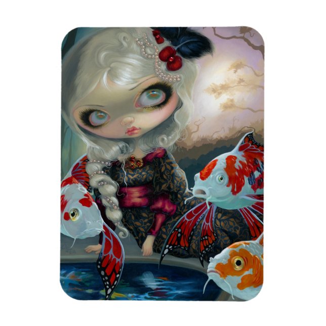 Poissons Volants: Le Bassin des Carpes Flex Magnet (Vertical)