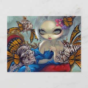 "Poissons Volants: Le Poisson-Lion" Postcard