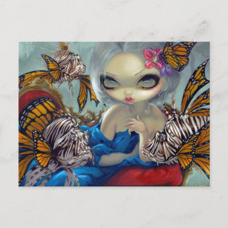 "Poissons Volants: Le Poisson-Lion" Postcard