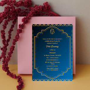 Poite Janeu Upanayanam Hindu Holy Thread Floral Invitation