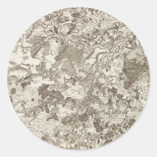 Poitiers Classic Round Sticker