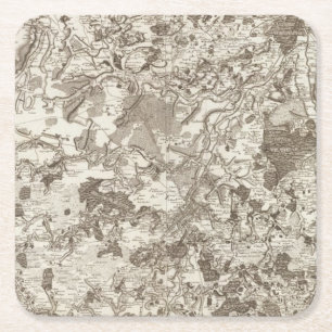 Poitiers Square Paper Coaster