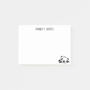 Poitrine de Panda Lazy Post-it® Notes 4 x 3