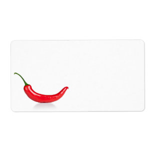 Poivre de piments d'un rouge ardent d'isolement