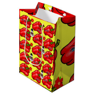 Poivrons rouges, Sacs cadeaux de Noël Snowman
